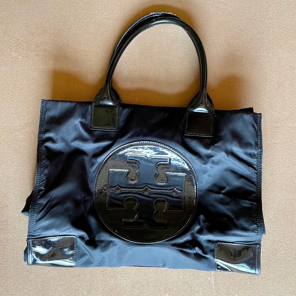 TORY BURCH Miller Black Large Tote